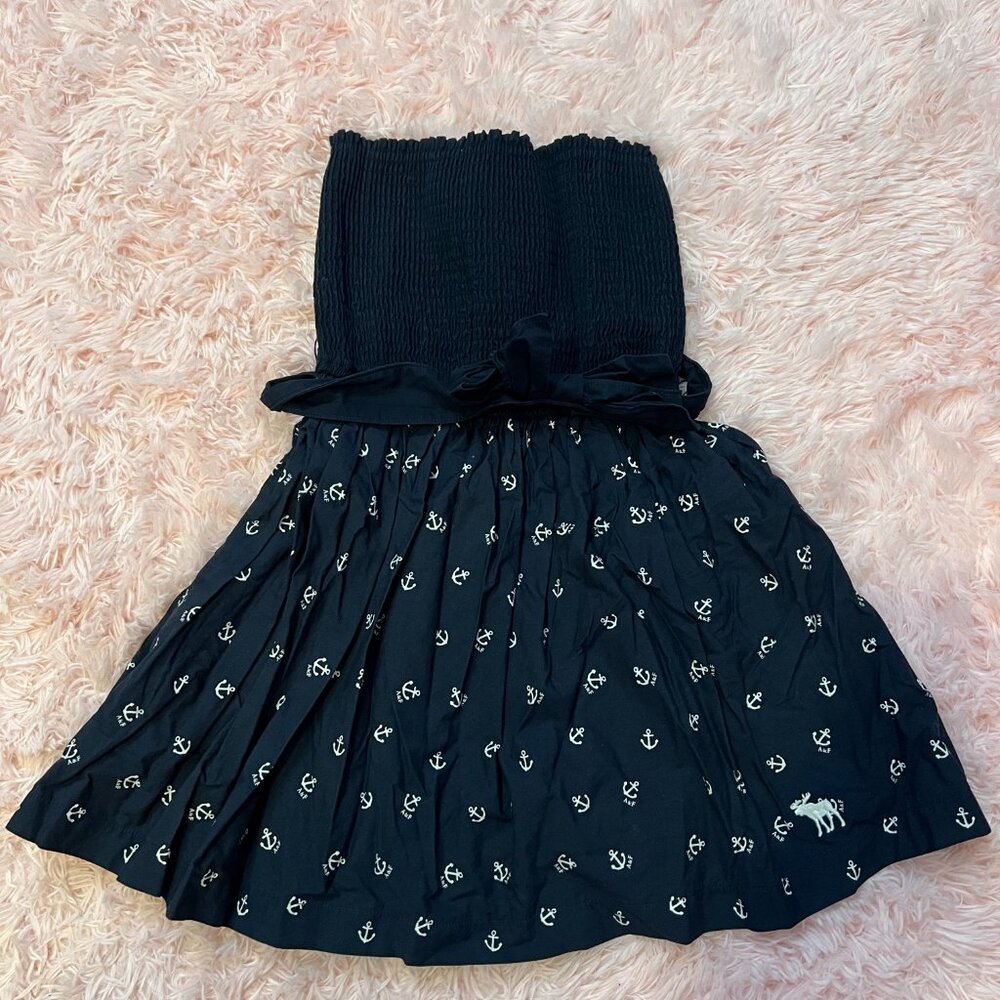 Abercrombie and Fitch Nautical Strapless Dress